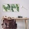 Stupell Industries Palm Fronds over Neutral 2pc Framed Giclee Wall Art Set Design by Hannah Dawson